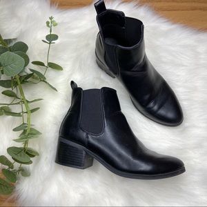 Black Chelsea Booties - A New Day